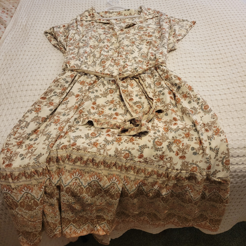 Lucky Brand Floral Patterned Dress